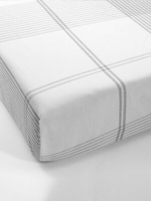 La-maison-de-Balmy-Linge-de-lit-Parure-Pastorale-argent-Percale-de-coton-France-terre-textile-drap-housse