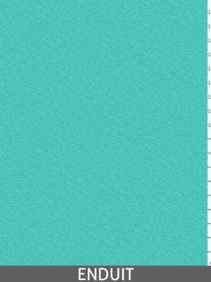 Faux uni turquoise - Enduit