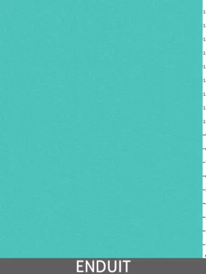 Faux uni turquoise - Enduit
