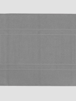 Tapis de bain gris