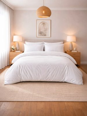 Percale Unie - Blanc