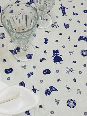 Nappe Colmar bleue