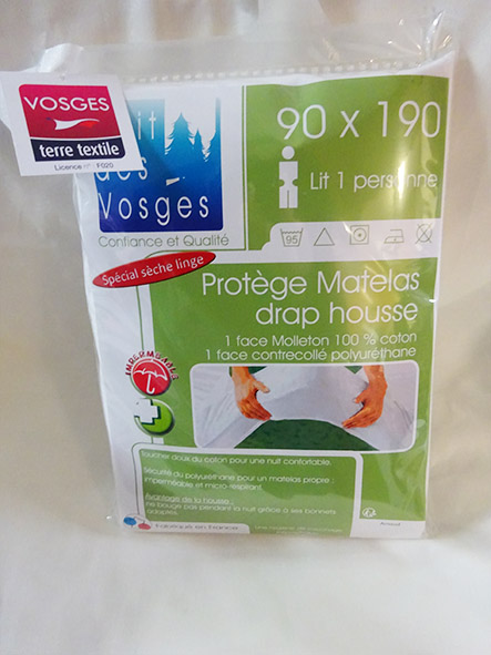 Protège matelas imperméable 140x200