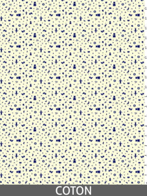 Colmar bleu - Coton_regle