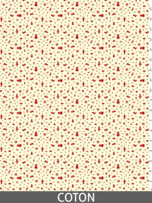 Colmar rouge - Coton_regle