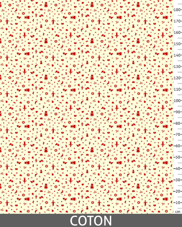 Colmar rouge - Coton_regle