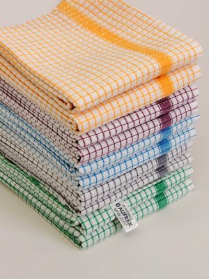 Torchon Gaufrex original à carreaux – 6 coloris disponibles, 100% coton ultra-absorbant