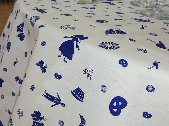 Colmar bleu - nappe enduite