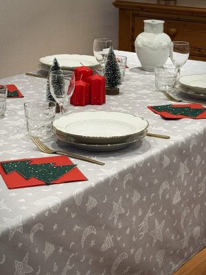 Caribou argent - Enduite