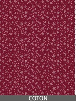 Caribou rouge - Coton_regle