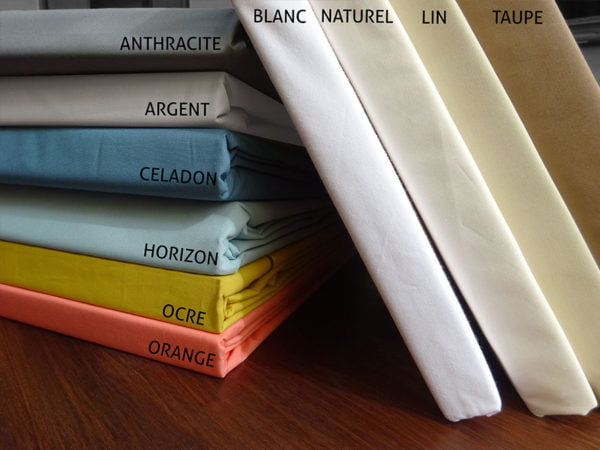 10 COLORIS percale unie la maison de balmy