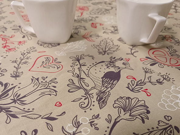 LA MAISON DE BALMY - EGUISHEIM - NAPPE ENDUITE - FRANCE TERRE TEXTILE