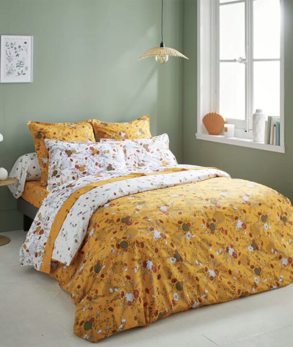 Parure de lit ELIXIR - AMBIANCE JAUNE
