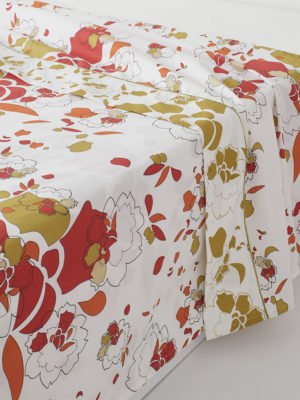 La-maison-de-Balmy-Linge-de-lit-Parure-Nymphea-Percale-de-coton-France-terre-textile-drap-plat