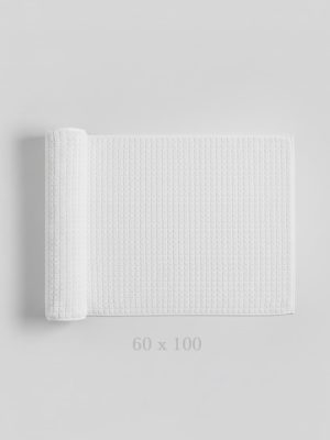 BLANC - tapis de bain