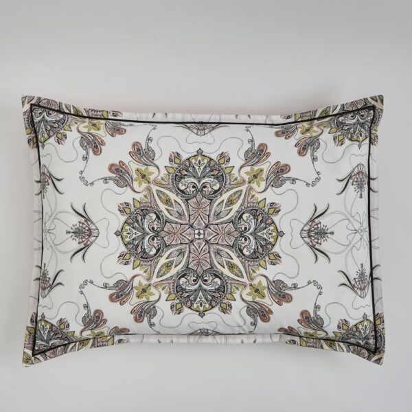 Taie d'oreiller - JULIETTE blanc/brique – Image 5