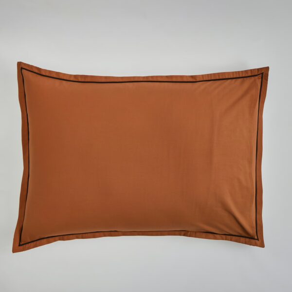 Taie d'oreiller - JULIETTE blanc/brique – Image 6