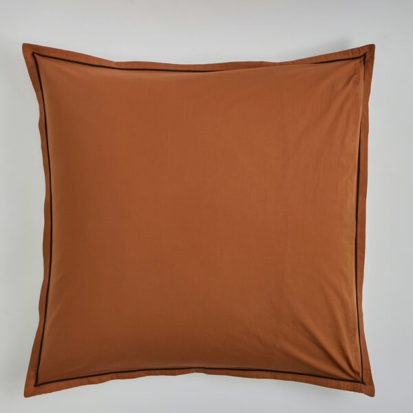 Taie d'oreiller - JULIETTE blanc/brique – Image 8