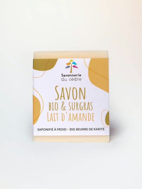 Savon Bio & Surgras -  LAIT D'AMANDE – Image 2
