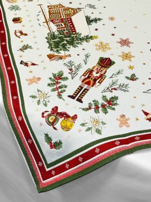 CASSE NOISETTE - Tapis de table en jacquard