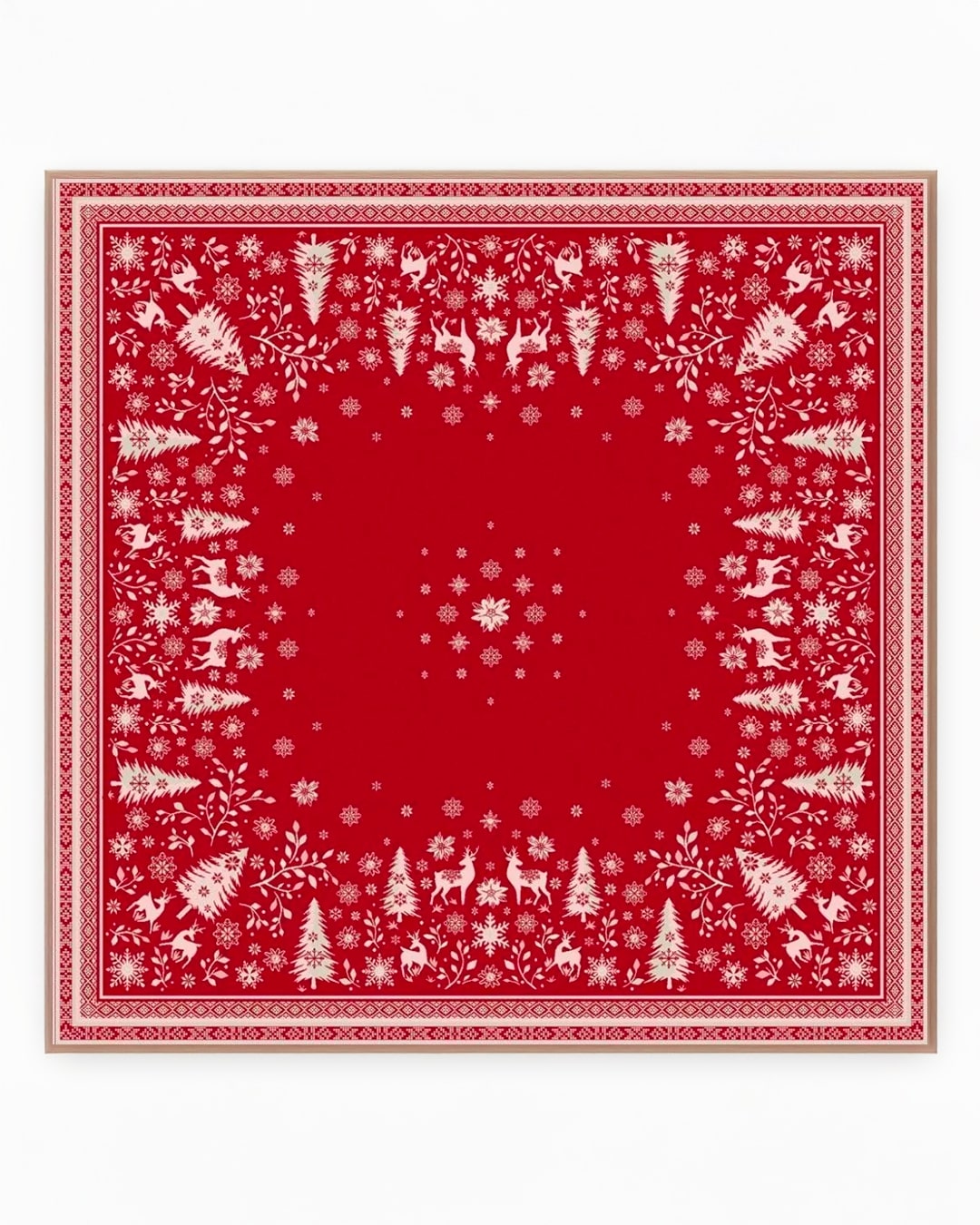 VALLÉE ROUGE - Tapis de table en jacquard – Image 2