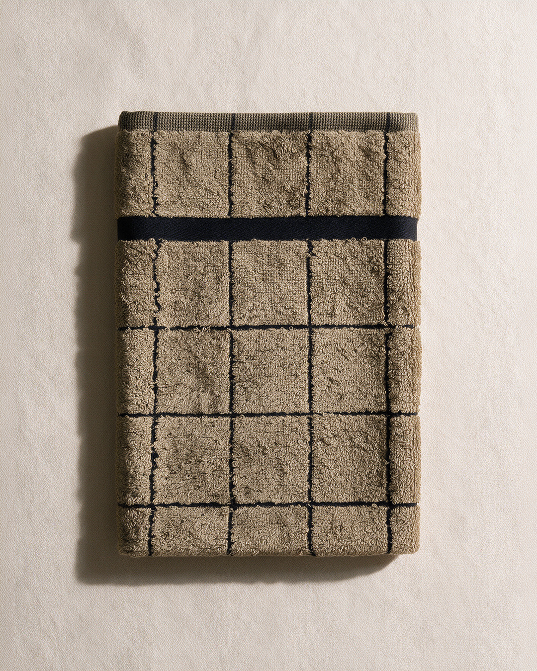 Essuie-mains coton éponge lin 50x50cm - La Maison de Balmy
