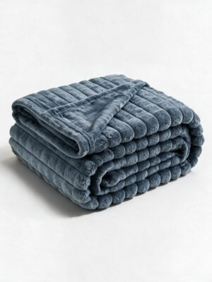 Plaid couvre-lit 220x240 – Denim