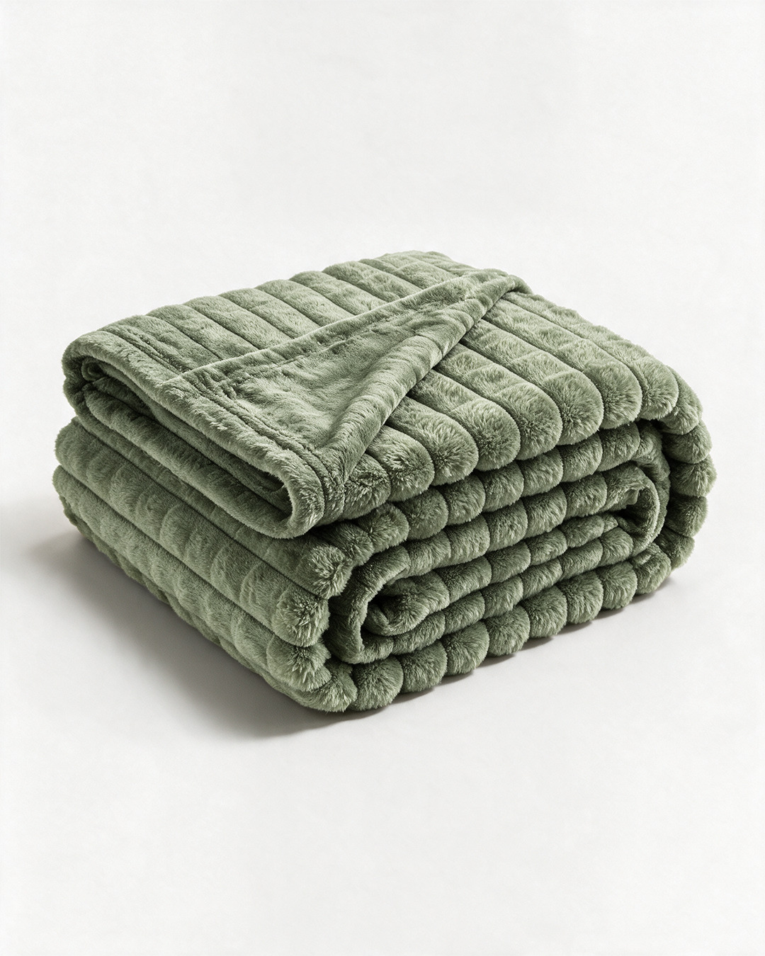 Plaid couvre-lit 220x240 – Olive