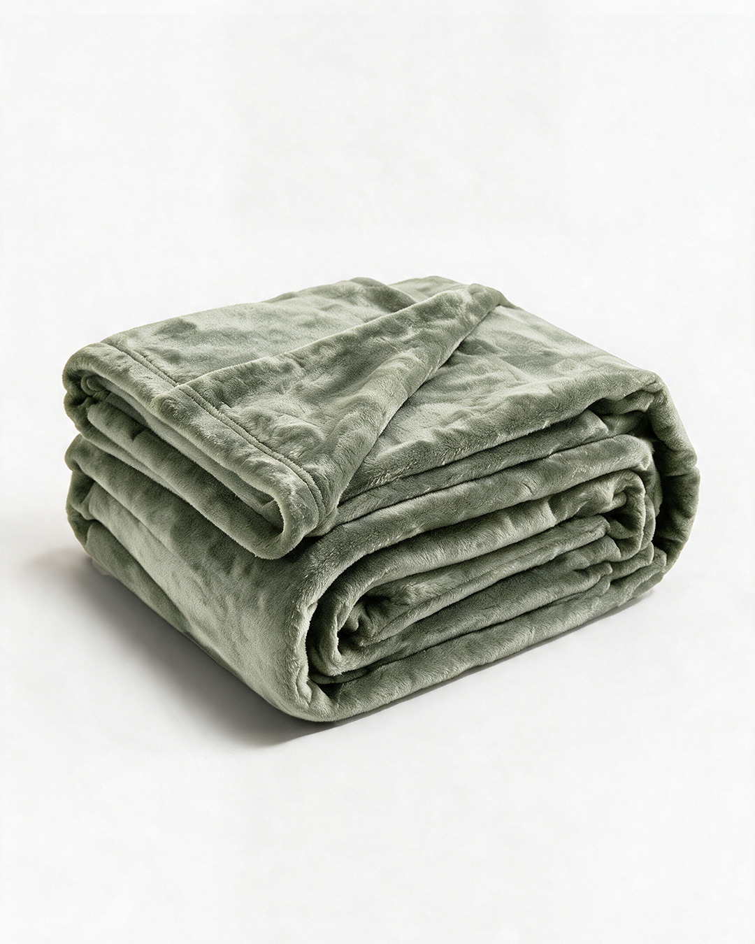 Grand plaid polaire 220x240 – Olive