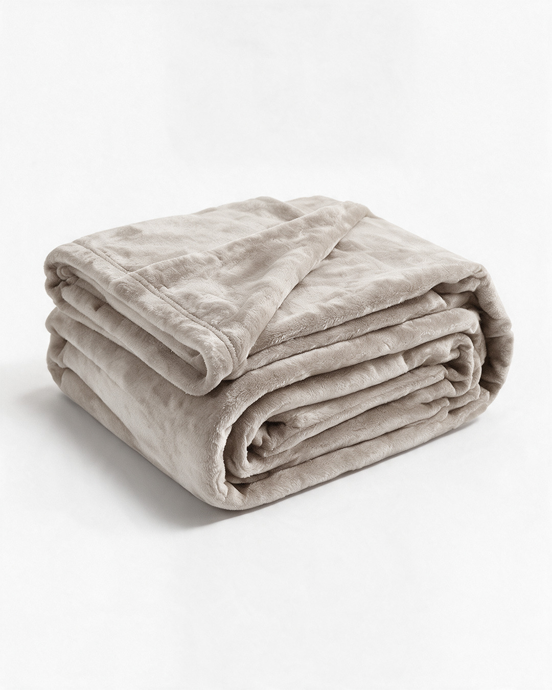 Grand plaid polaire 220x240 – Sable