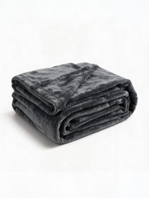 Plaid polaire 150x200 – Anthracite