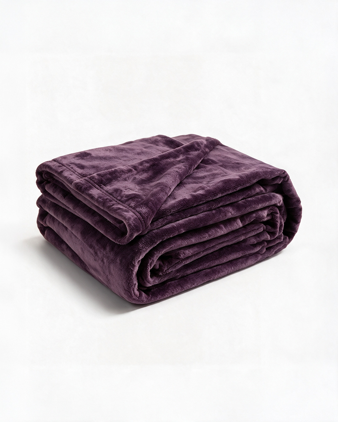 Plaid polaire 150x200 – Aubergine