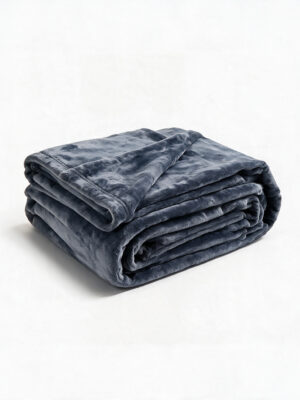 Plaid polaire 150x200 – Denim