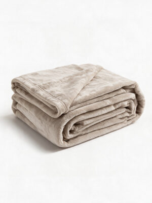 Plaid polaire 150x200 – Sable